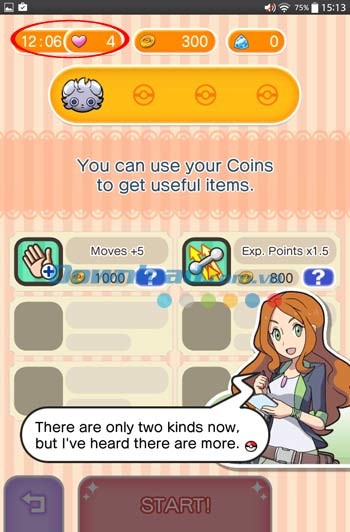 Hệ thống trang bị trong Pokémon Shuffle Mobile