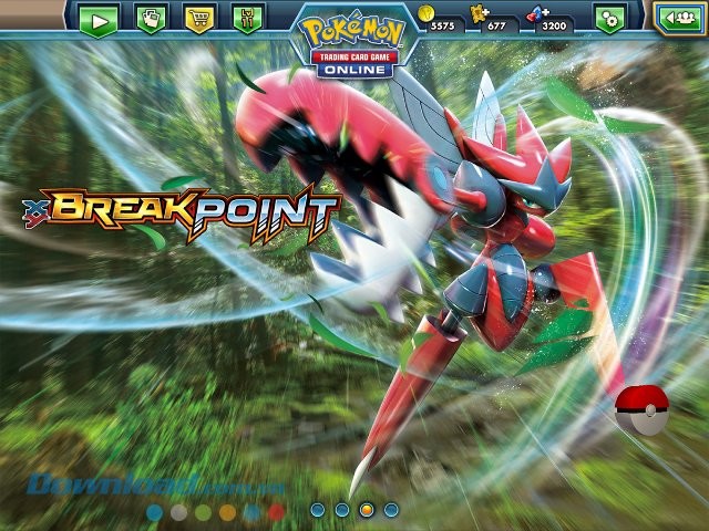 Thu thập thẻ bài Pokemon trong game Pokémon TCG Online
