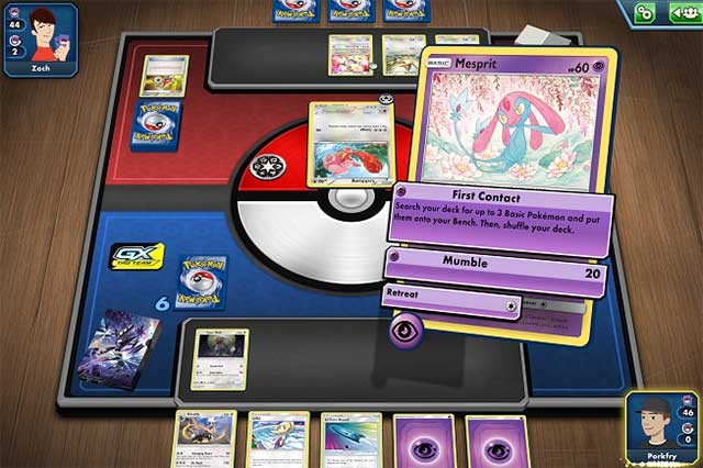 Game Pokémon TCG Online có rất nhiều chế độ chơi thú vị