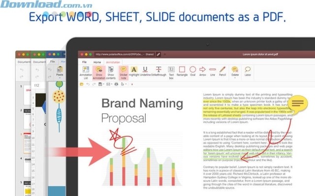 Xuất file Word, Sheet, Slide dưới dạng PDF