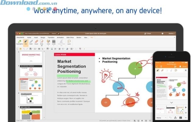 Làm việc mọi lúc mọi nơi, trên mọi thiết bị
