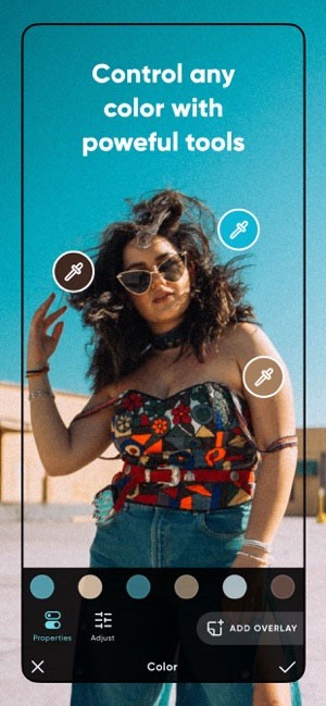 Polarr hỗ trợ chỉnh màu ảnh như ý