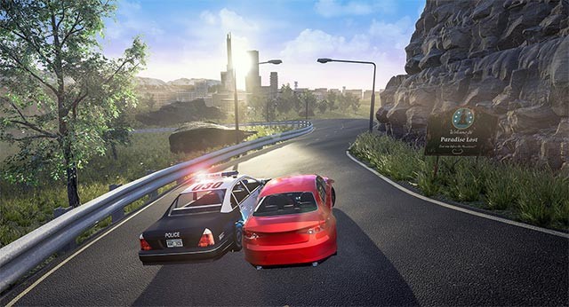 Đua xe nghẹt thở trong trung tâm thành phố hoặc vùng ngoại ô của Paradise Lost