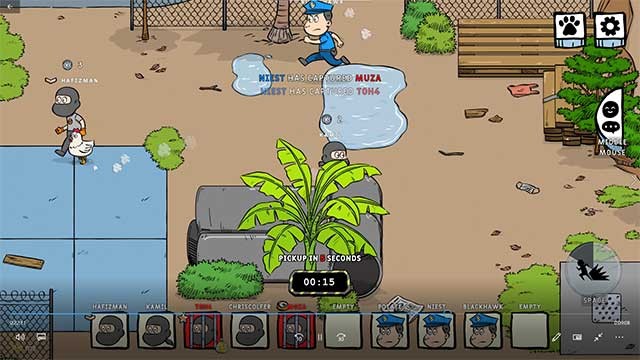 Thu thập các vật phẩm khác nhau trong suốt màn chơi để giành lợi thế