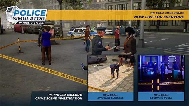 Bản cập nhật Crime Scene Update bổ sung thêm các item giúp bảo vệ hiện trường vụ án và bằng chứng