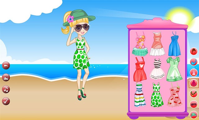 Xây dựng phong cách mùa hè rực rỡ cho bạn gái trong game Polly Summer