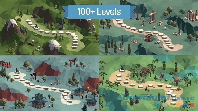 Khám phá hơn 100 bài chơi cực kỳ thú vị của game xây cầu Poly Bridge cho máy tính, Mac và Linux