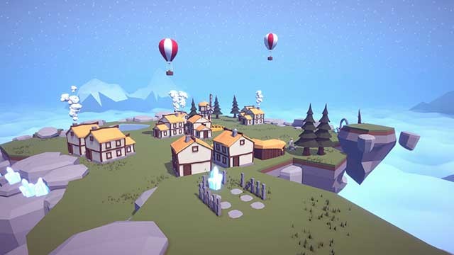 Poly Skies là một trò chơi xây dựng làng và mô phỏng thuộc địa thư giãn
