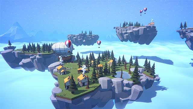 Mỗi người dân trong làng đều có cuộc sống riêng trong Poly Skies cho PC