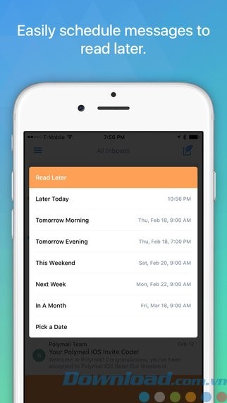 Hẹn giờ gửi Email