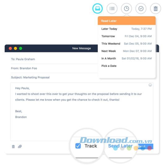 Gửi thư trong tương lai