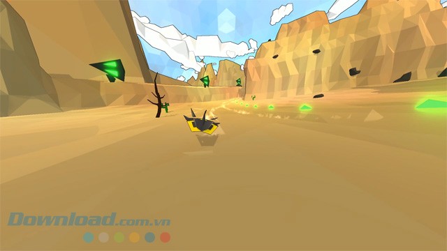 Vòng đua trong PolyRace Demo