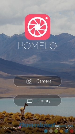 Giao diện chính của POMELO