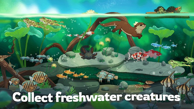 Thu thập các sinh vật dưới nước và chăm sóc chúng trong game Pondlife