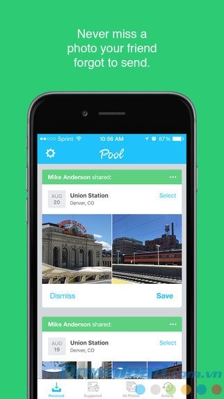 Chia sẻ ảnh nhanh