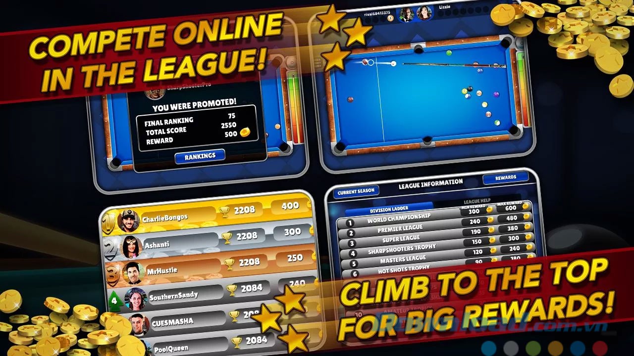 Các giải đấu trực tuyến