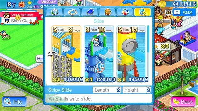 Xây dựng hồ bơi, nhà hàng và nhiều điểm tham quan khác nhau