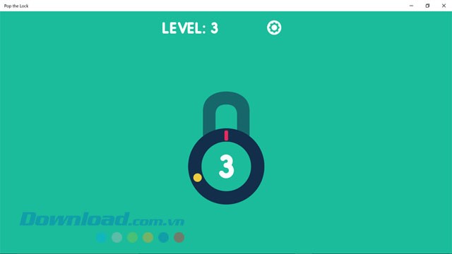 Giao diện game Pop the Lock