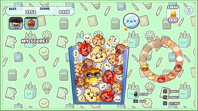 Tùy chỉnh nhân vật, túi hoặc hình nền trong khi chơi