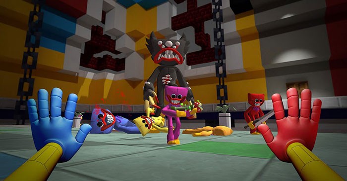 Popi Smashers Scary Playground là một game sinh tồn kinh dị phong cách Poppy Playtime