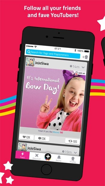 Theo dõi bạn bè và các YouTuber