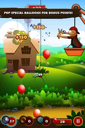 Game arcade bắn bóng bay bằng súng cao su Popping Mania