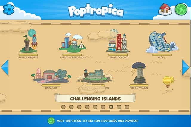 Poptropica là trang web thú vị, đóng vai trò như một ứng dụng giải trí và giáo dục bổ ích