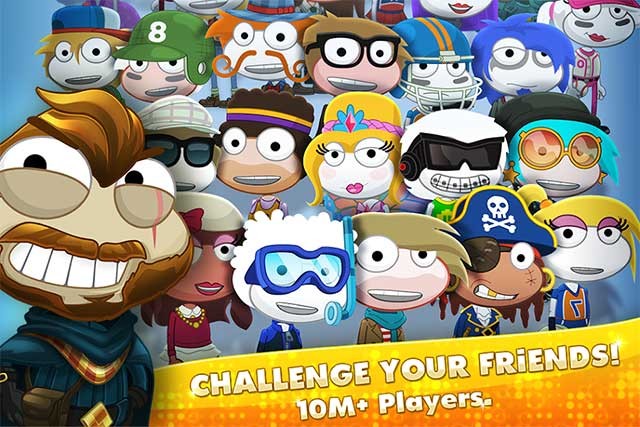 Thách thức bạn bè và người chơi khác trong nhiều nội dung tranh tài đa dạng