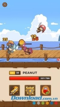 Đánh quái trên đường giao hàng