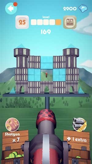 Người chơi có thể lựa chọn loại đạn trước khi bước vào level mới