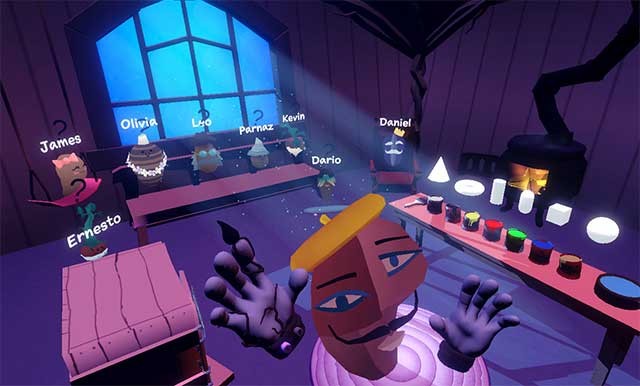 Vào vai củ khoai tây dị hợm và vẽ các đường nét nguệch ngoạc để bạn bè đoán