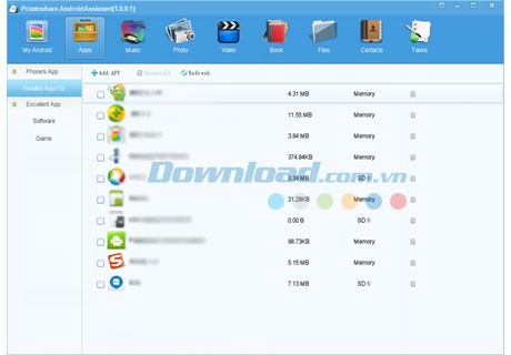 Potatoshare Android Assistant