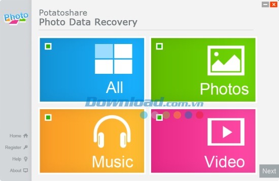 Potatoshare Photo Data Recovery