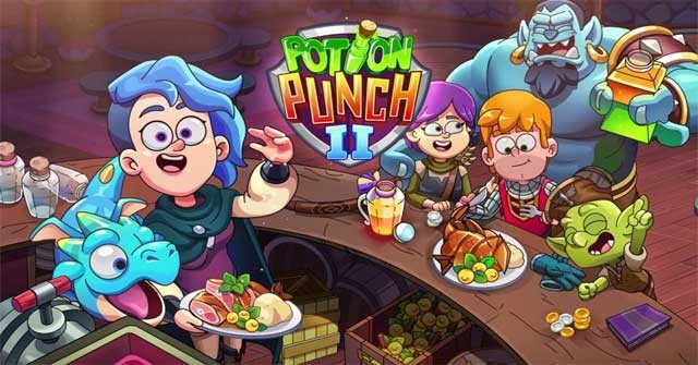 Điều hành các quán ăn ma thuật trong game Potion Punch 2 cho Android