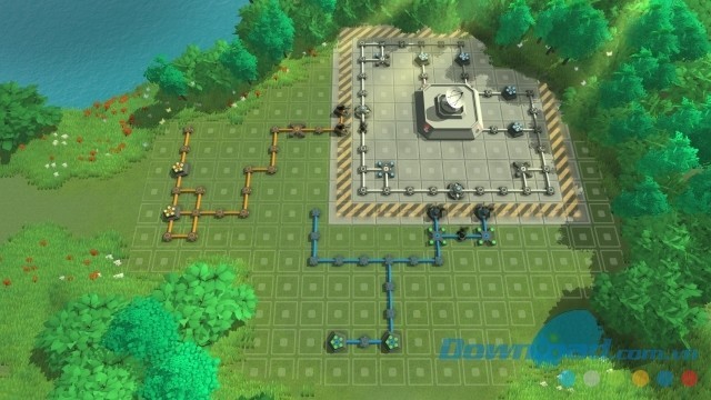 Giao diện chính của game chiến thuật theo lượt Powargrid cho máy tính, Mac và Linux