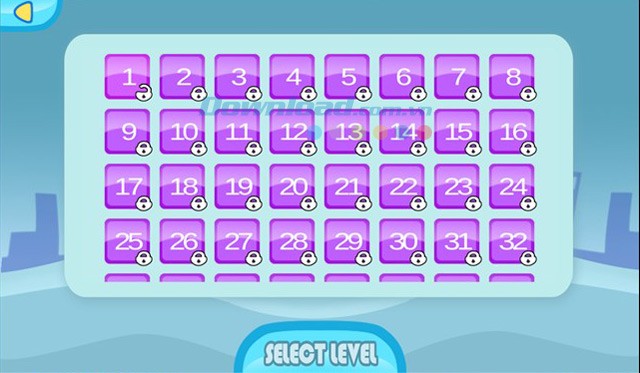 Các cấp độ trong game giải đố Power City