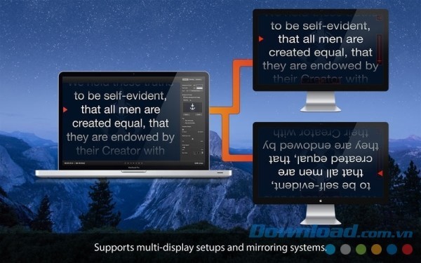 Power Prompter cho Mac hỗ trợ đa màn hình