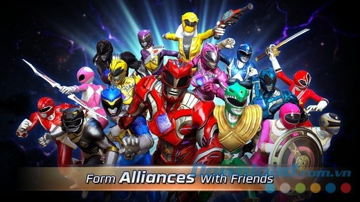 Power Rangers: Legacy Wars cho iOS để người chơi liên minh cùng bạn bè năm châu