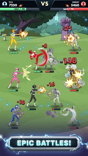 Tham gia các trận chiến hoành tráng để khôi phục Morphin Grid