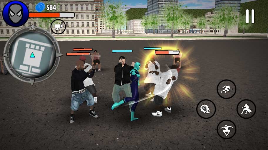 Hiệu ứng đẹp mắt của Power Spider 2 cho Android