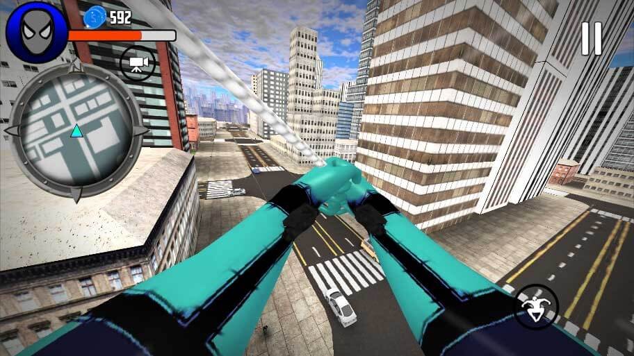 Đu mạng nhện trong Power Spider 2 cho Android