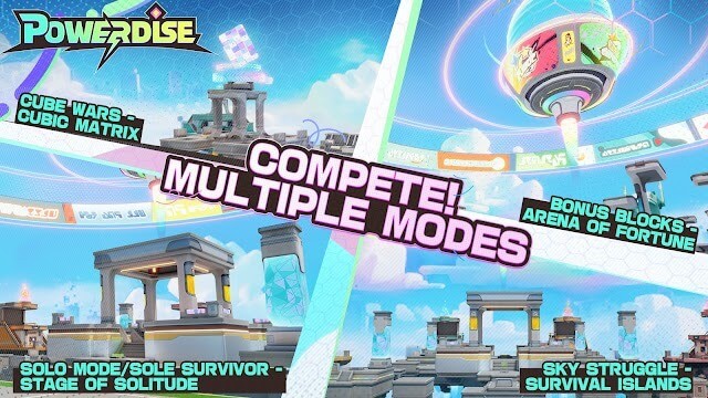 Cạnh tranh trong nhiều chế độ chơi thú vị