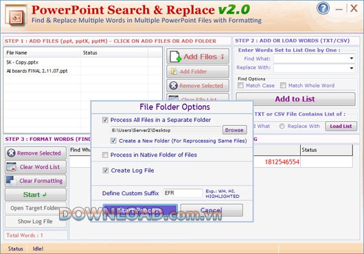 Powerpoint Search & Replace