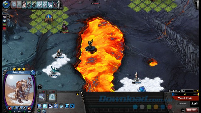 Tham gia vào các trận chiến quyết liệt trong game chiến thuật theo lượt Pox Nora