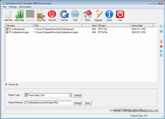 Pptx Pptm to Flv Converter 3000