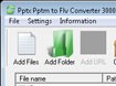 PPTX to FLV Converter - Convert PPTX, PPTM to FLV