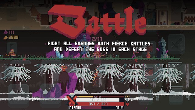 Tham gia các trận chiến khốc liệt và đánh bại trùm ở mỗi level