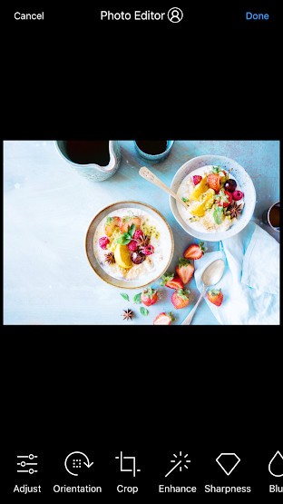 Nhiều công cụ chỉnh sửa ảnh đẹp và bộ lọc tuyệt vời