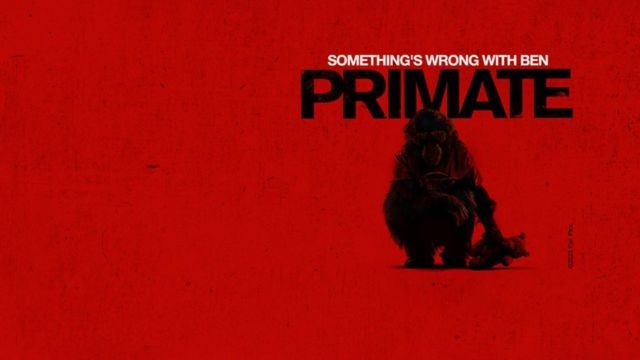 Poster phim kinh dị siêu nhiên hồi hộp Primate - Linh trưởng