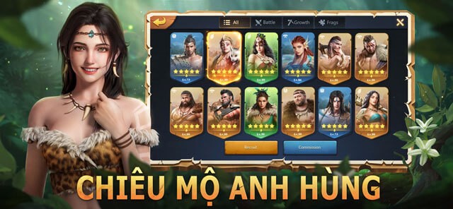 Chiêu mộ anh hùng, xây dựng đội hình mạnh mẽ